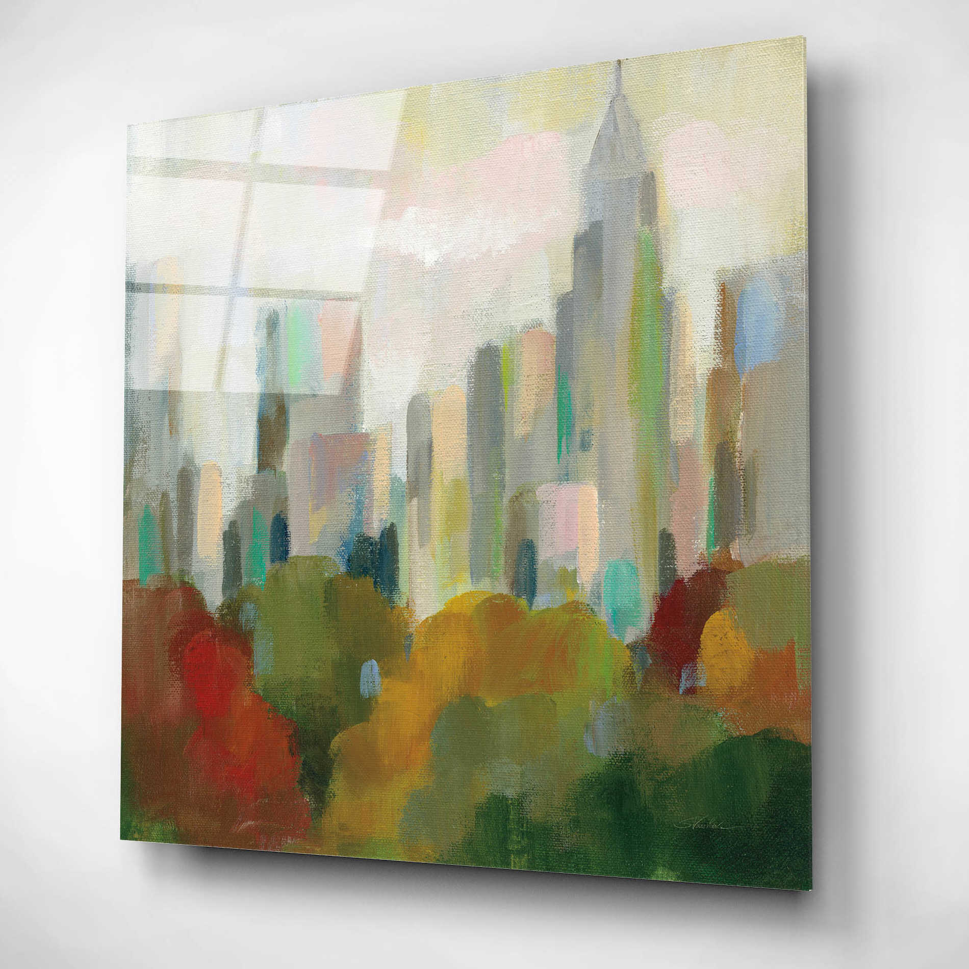 Epic Art 'NYC Central Park II' by Silvia Vassileva, Acrylic Glass Wall Art,12x12