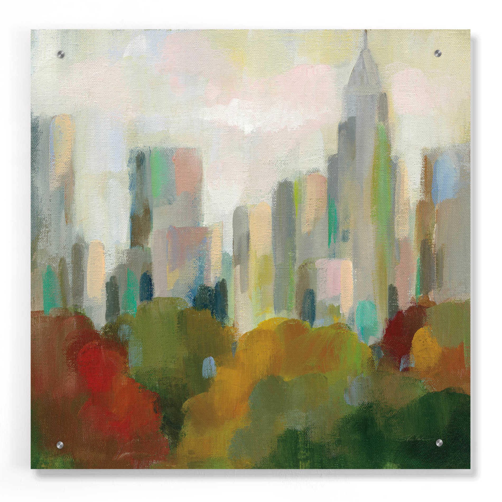 Epic Art 'NYC Central Park II' by Silvia Vassileva, Acrylic Glass Wall Art,24x24