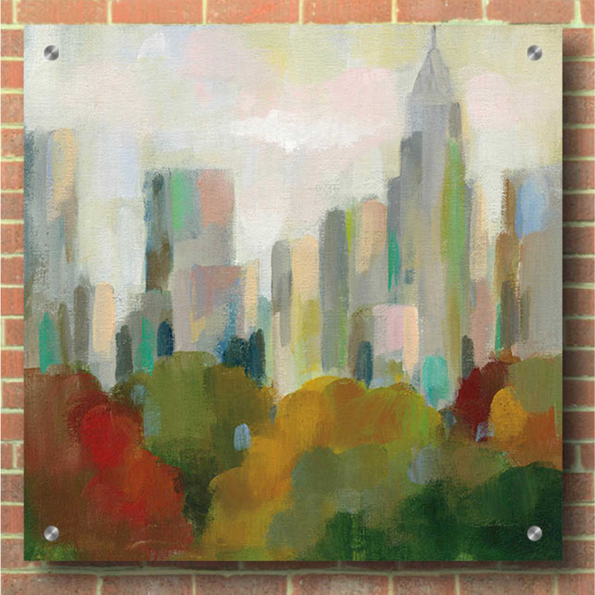 Epic Art 'NYC Central Park II' by Silvia Vassileva, Acrylic Glass Wall Art,36x36