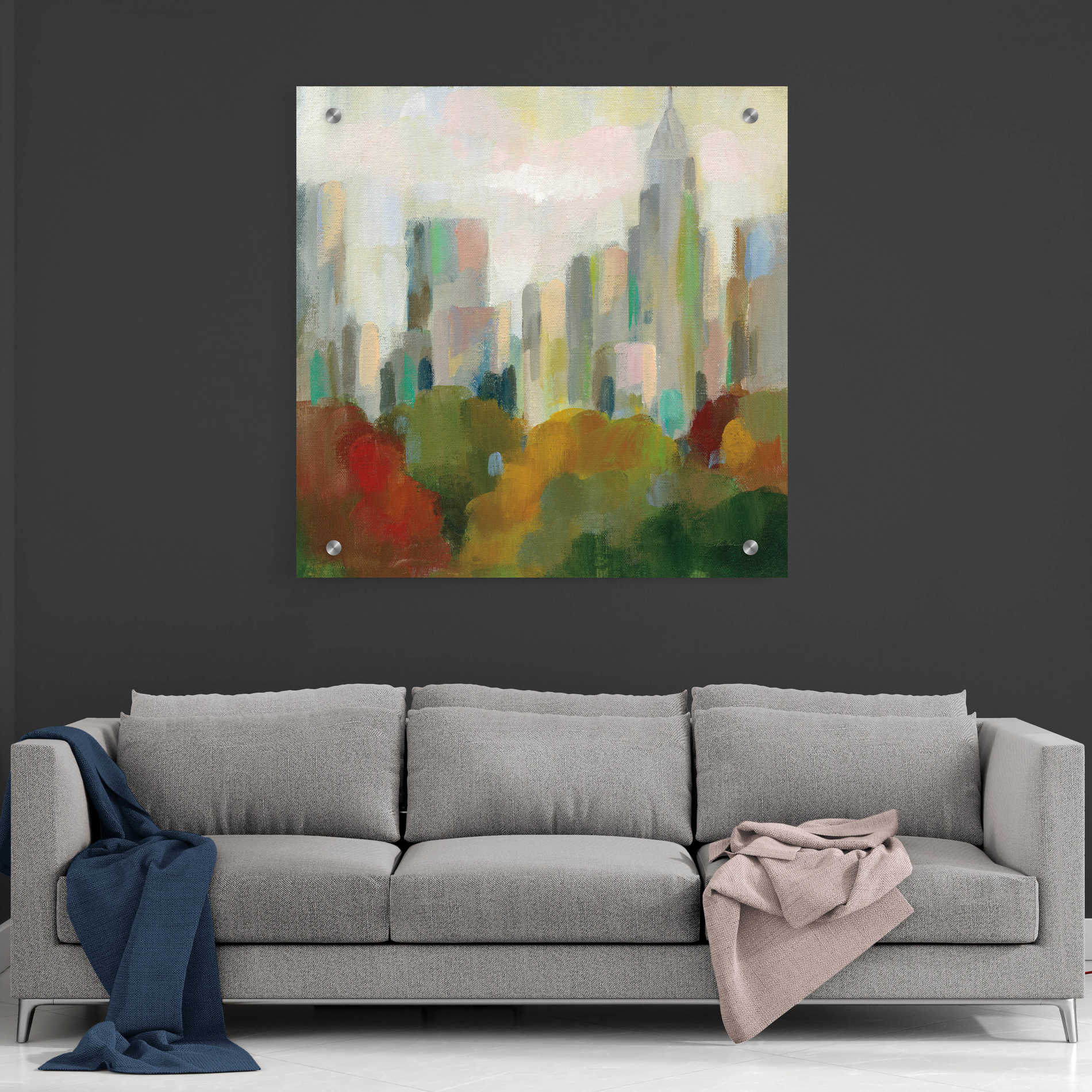 Epic Art 'NYC Central Park II' by Silvia Vassileva, Acrylic Glass Wall Art,36x36