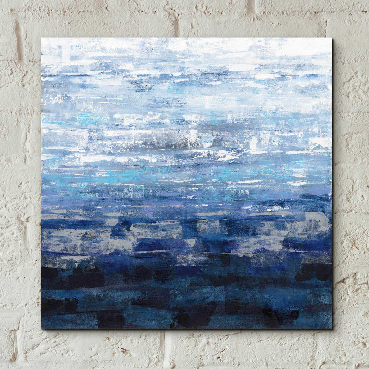 Epic Art 'Icelandic Wave' by Silvia Vassileva, Acrylic Glass Wall Art,12x12