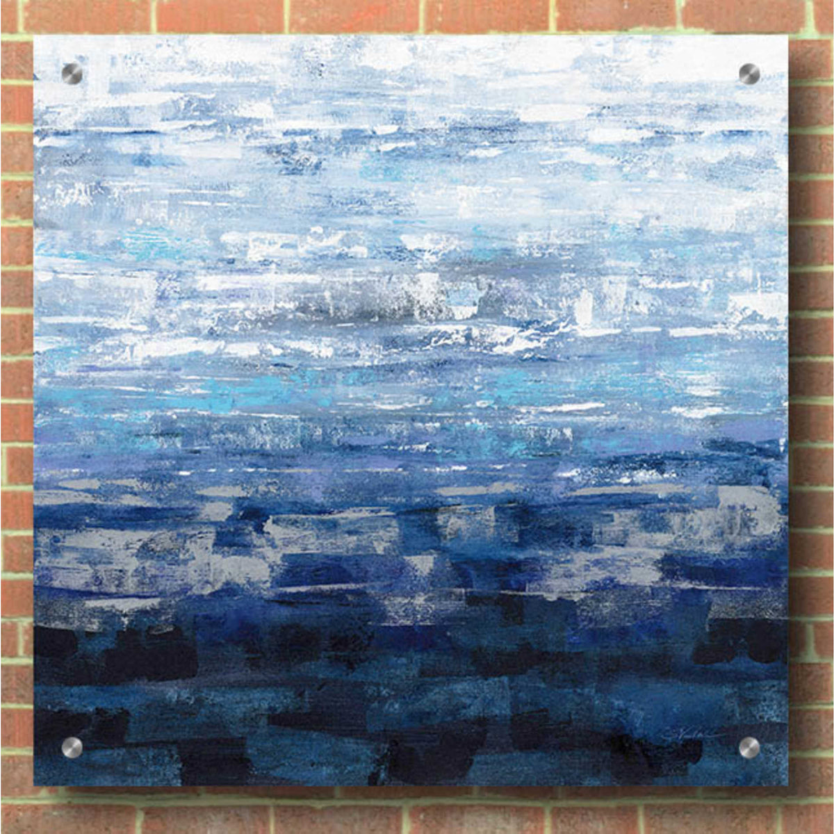Epic Art 'Icelandic Wave' by Silvia Vassileva, Acrylic Glass Wall Art,36x36