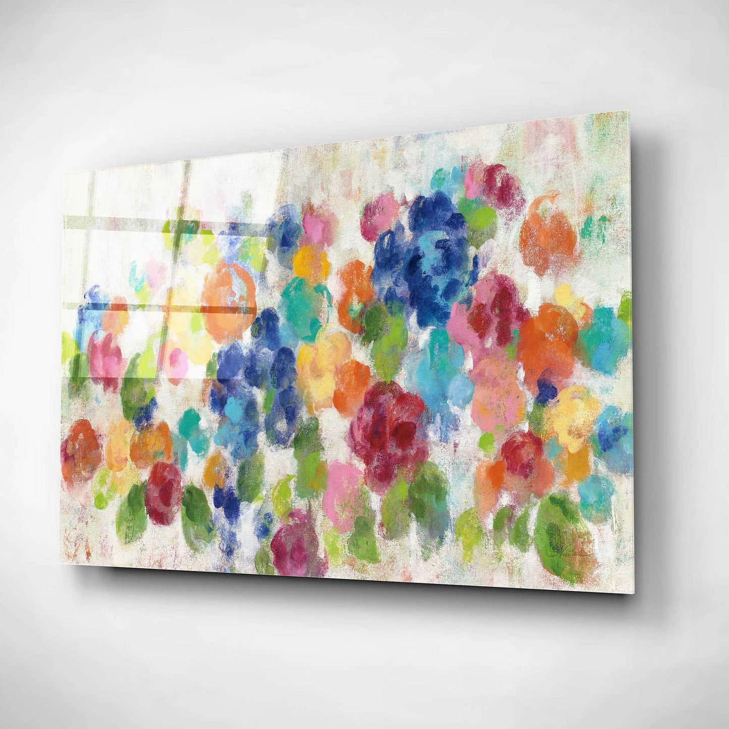 Epic Art 'Hydrangea Bouquet I' by Silvia Vassileva, Acrylic Glass Wall Art,16x12
