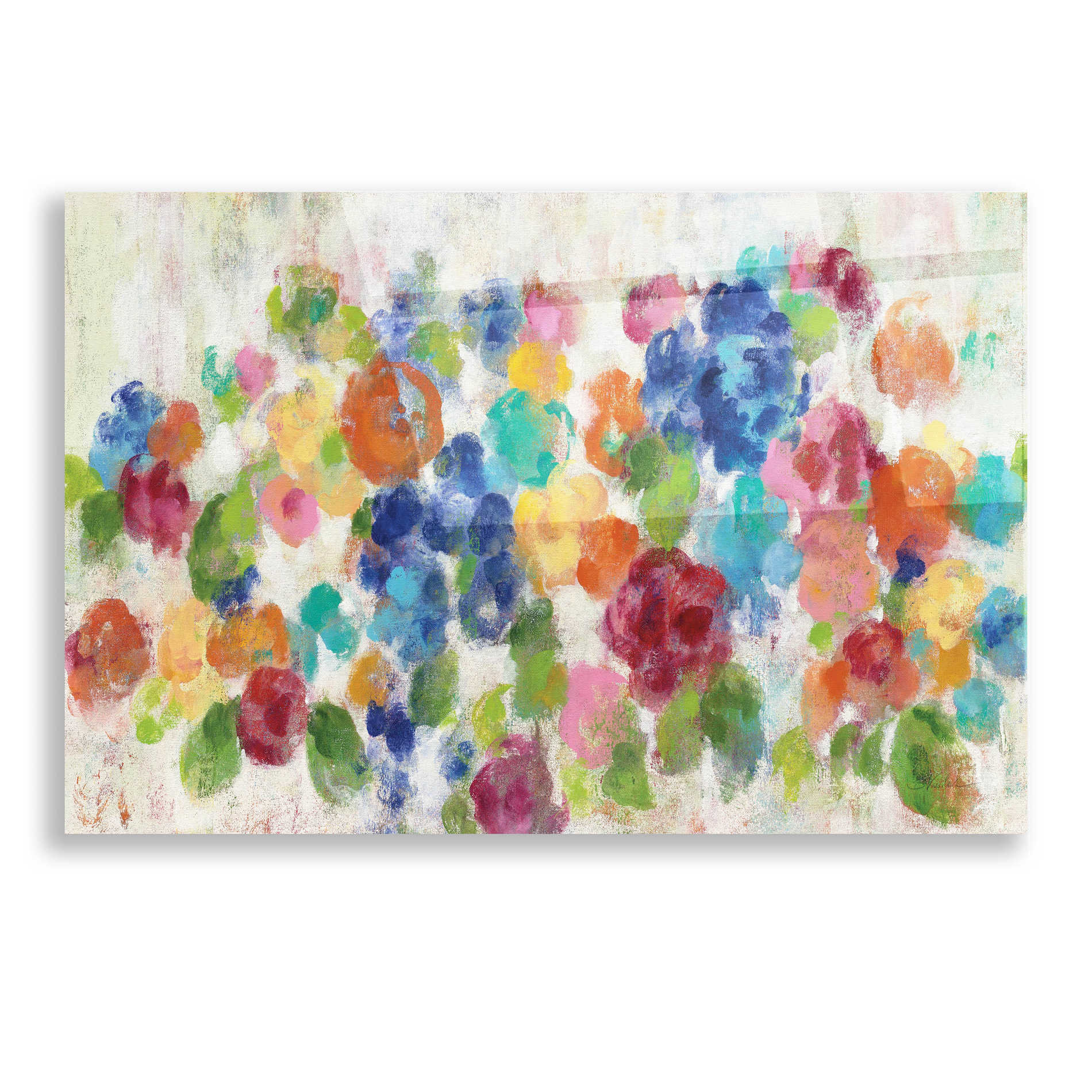 Epic Art 'Hydrangea Bouquet I' by Silvia Vassileva, Acrylic Glass Wall Art,16x12