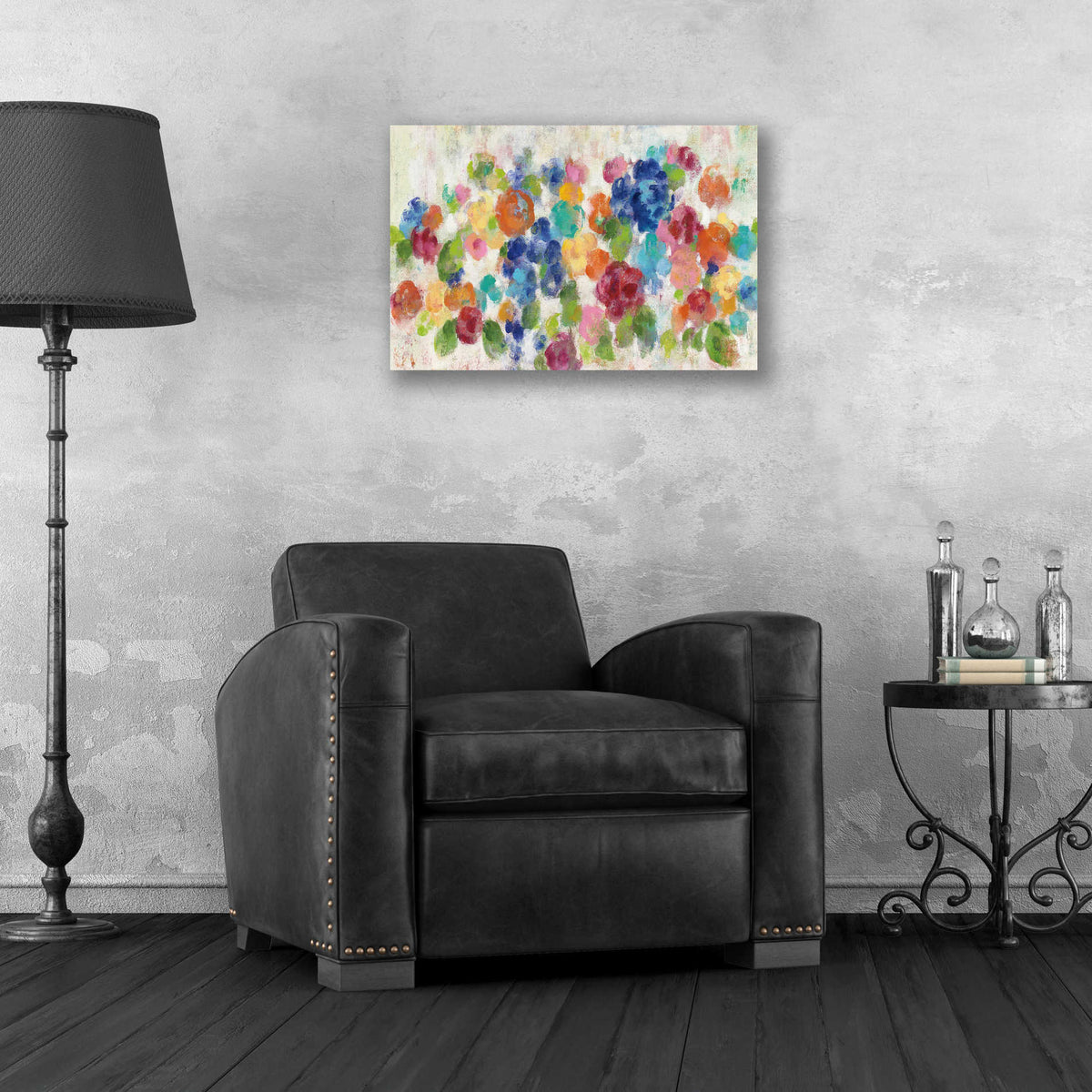 Epic Art 'Hydrangea Bouquet I' by Silvia Vassileva, Acrylic Glass Wall Art,24x16
