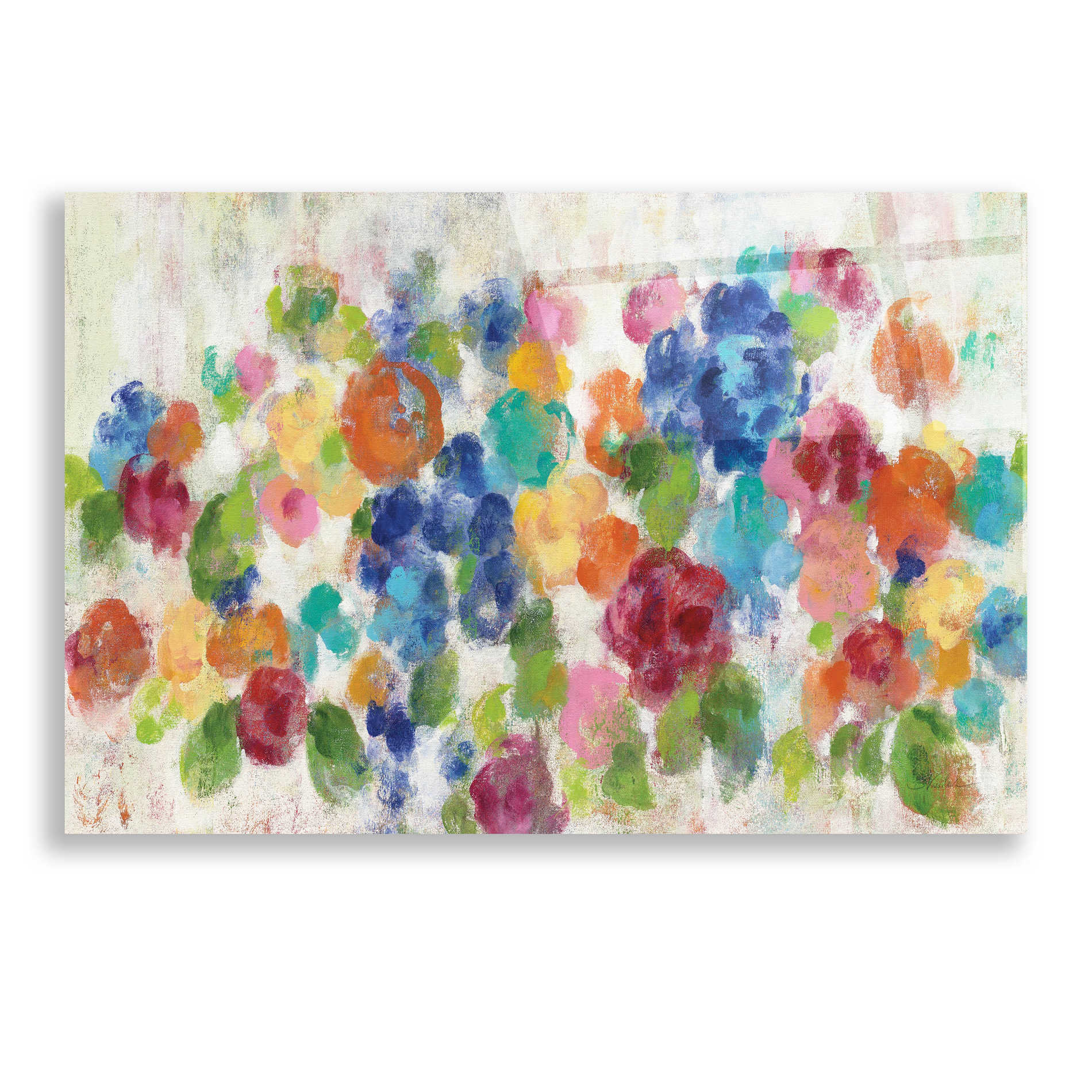 Epic Art 'Hydrangea Bouquet I' by Silvia Vassileva, Acrylic Glass Wall Art,24x16
