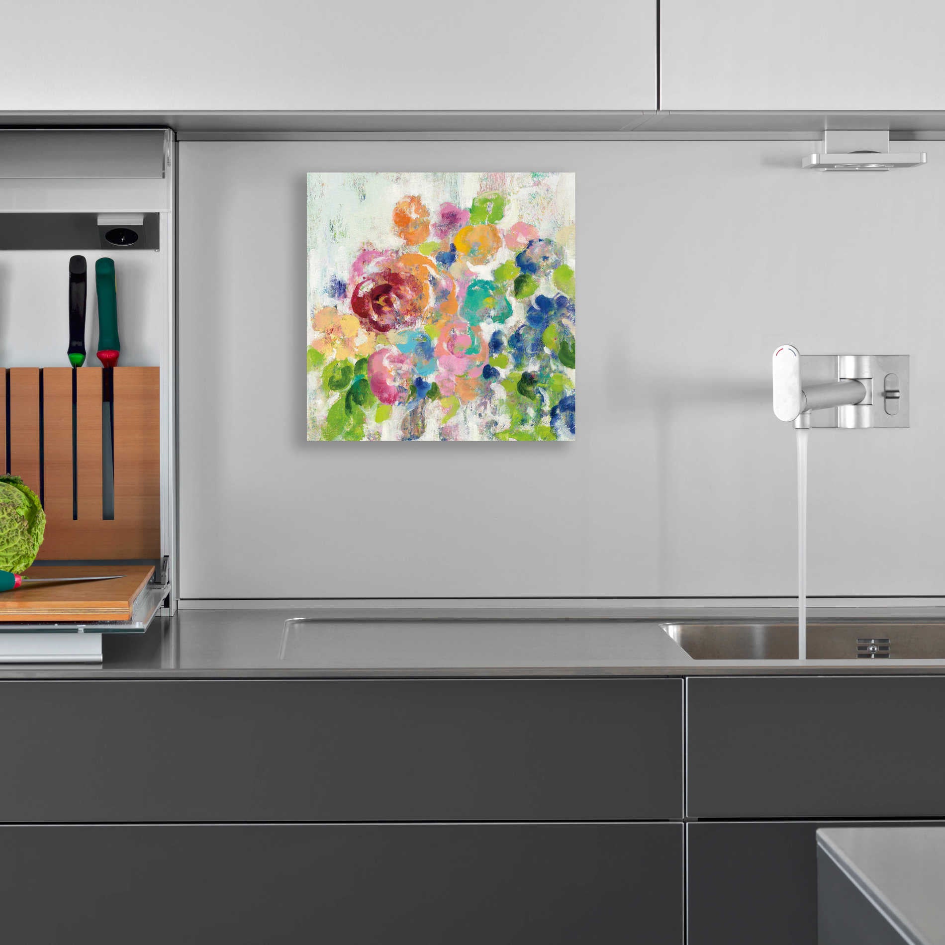 Epic Art 'Hydrangea Bouquet II' by Silvia Vassileva, Acrylic Glass Wall Art,12x12