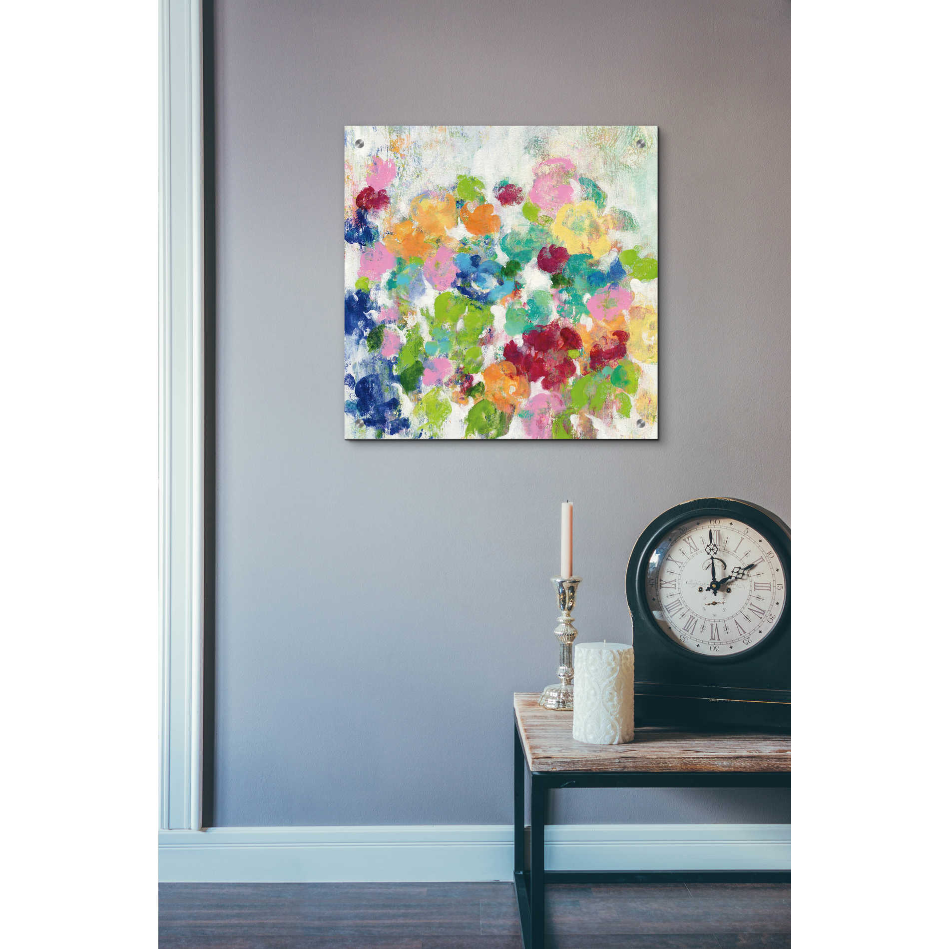 Epic Art 'Hydrangea Bouquet III' by Silvia Vassileva, Acrylic Glass Wall Art,24x24
