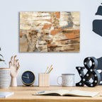Epic Art 'Copper and Wood' by Silvia Vassileva, Acrylic Glass Wall Art,16x12
