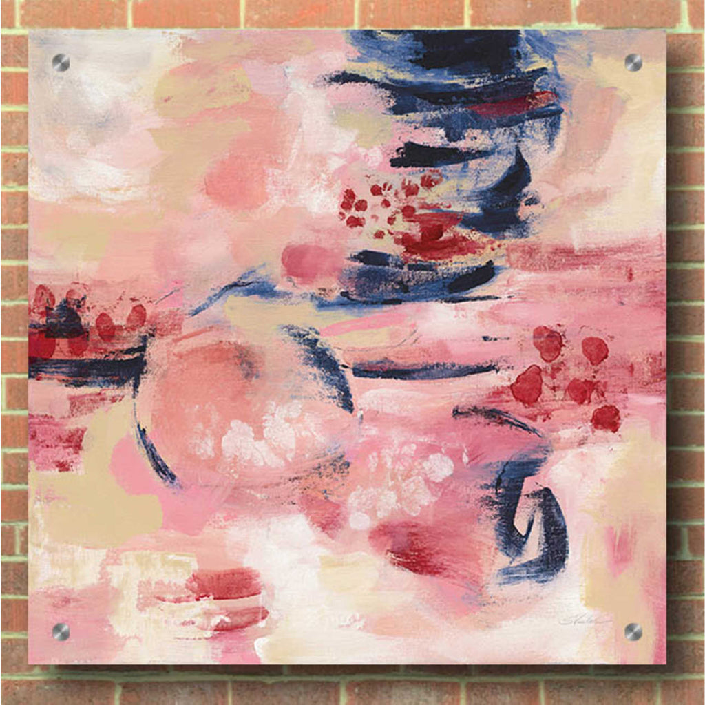 Epic Art 'Sakura II' by Silvia Vassileva, Acrylic Glass Wall Art,36x36