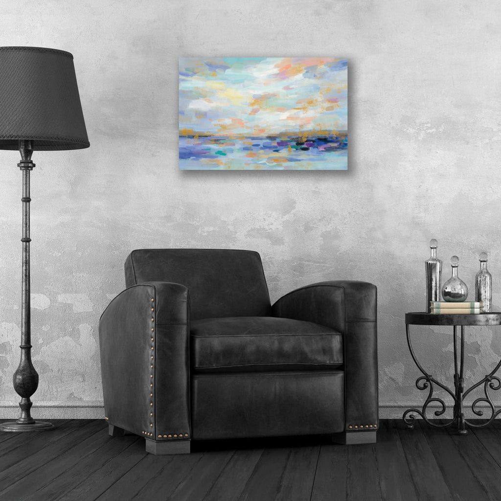 Epic Art 'Golden Sunrise' by Silvia Vassileva, Acrylic Glass Wall Art,24x16