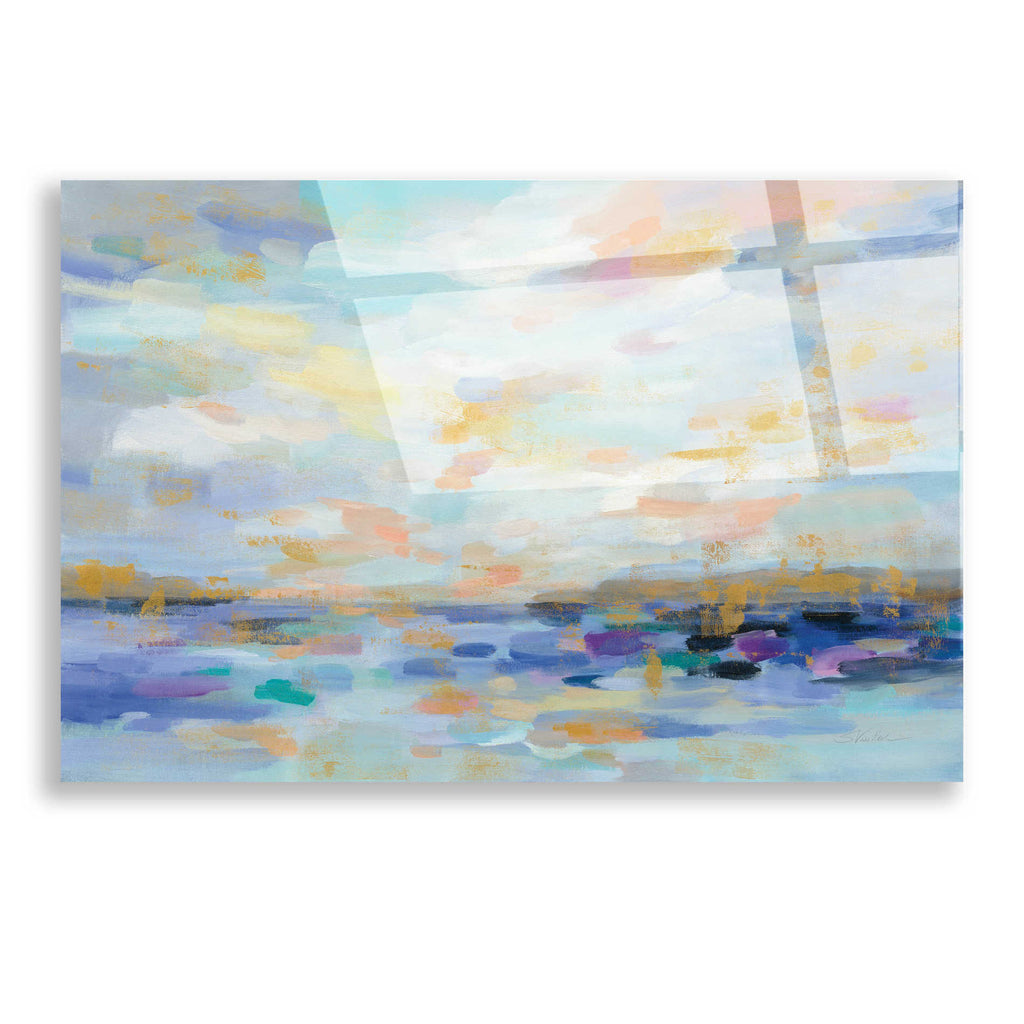 Epic Art 'Golden Sunrise' by Silvia Vassileva, Acrylic Glass Wall Art