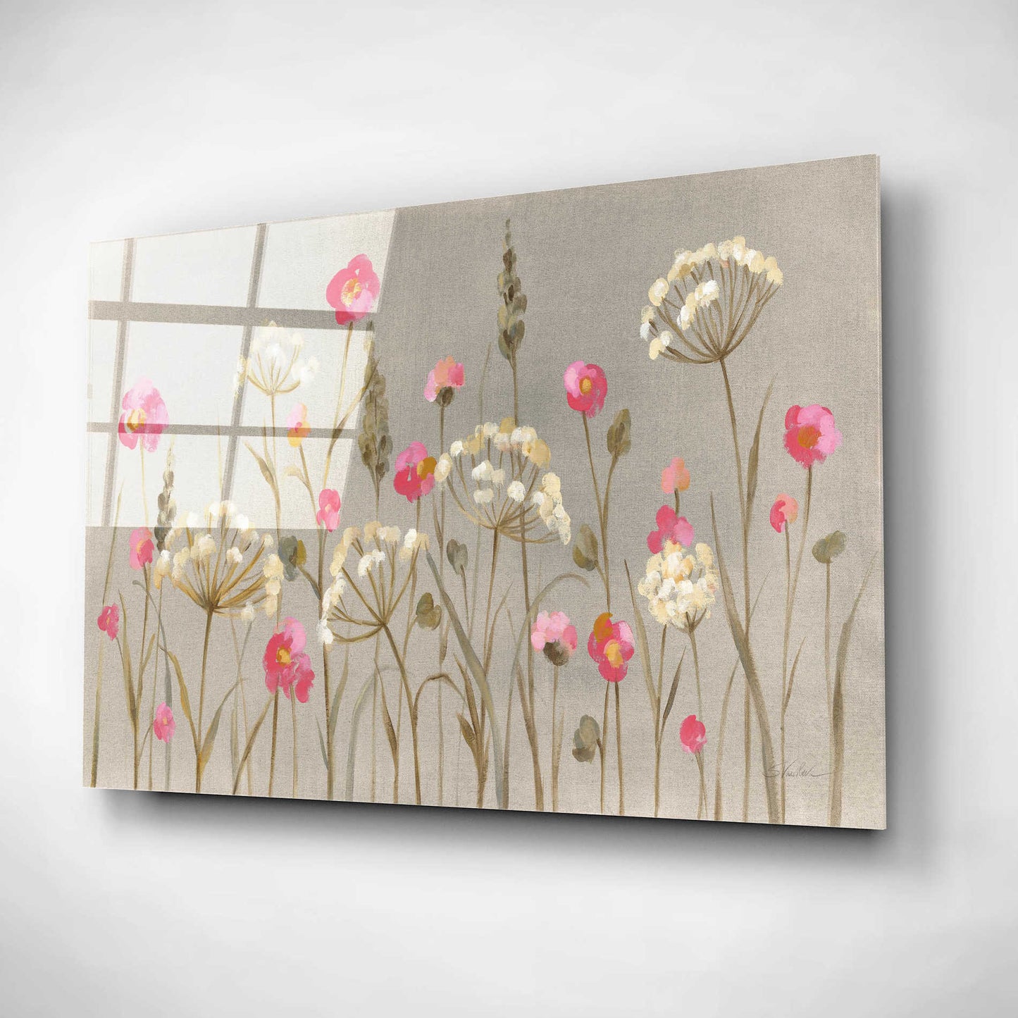 Epic Art 'Delicate Garden' by Silvia Vassileva, Acrylic Glass Wall Art,16x12