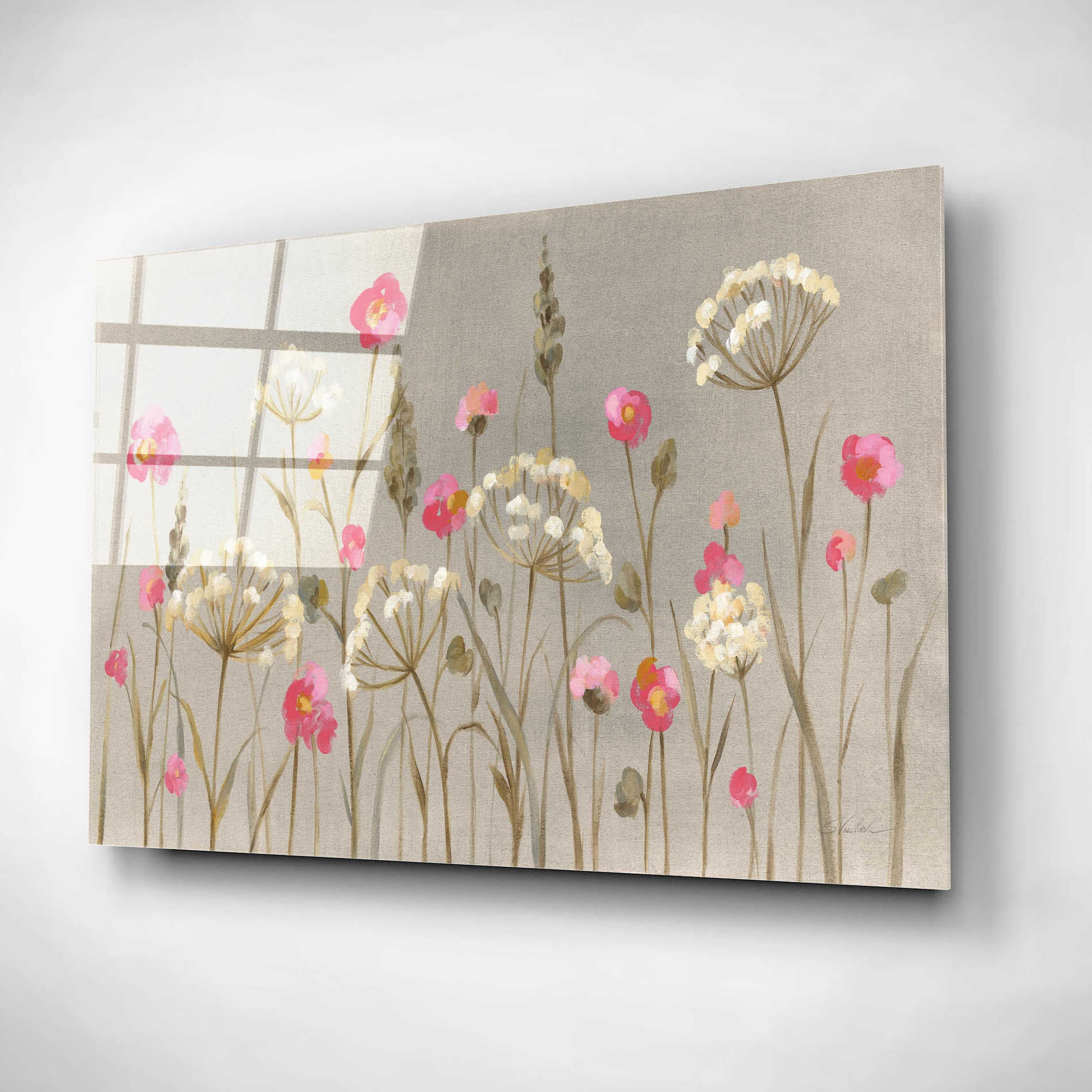 Epic Art 'Delicate Garden' by Silvia Vassileva, Acrylic Glass Wall Art,16x12