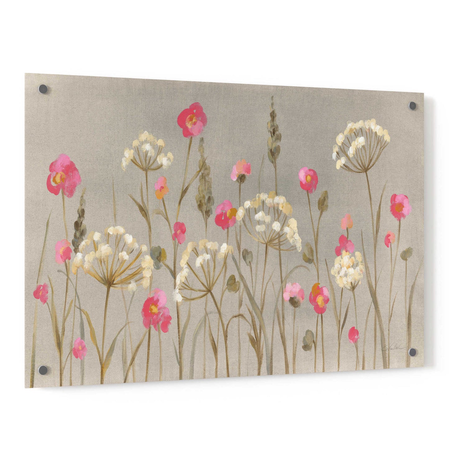 Epic Art 'Delicate Garden' by Silvia Vassileva, Acrylic Glass Wall Art,36x24