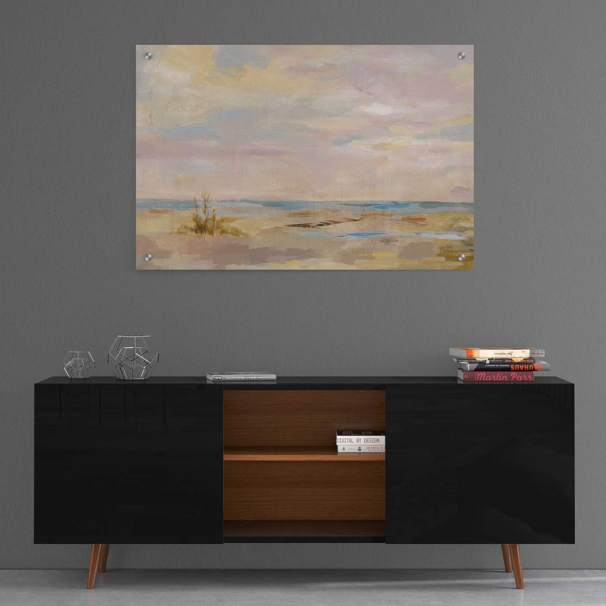 Epic Art 'Dreamy Beach' by Silvia Vassileva, Acrylic Glass Wall Art,36x24