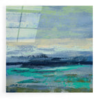 Epic Art 'Teal Wave II' by Silvia Vassileva, Acrylic Glass Wall Art