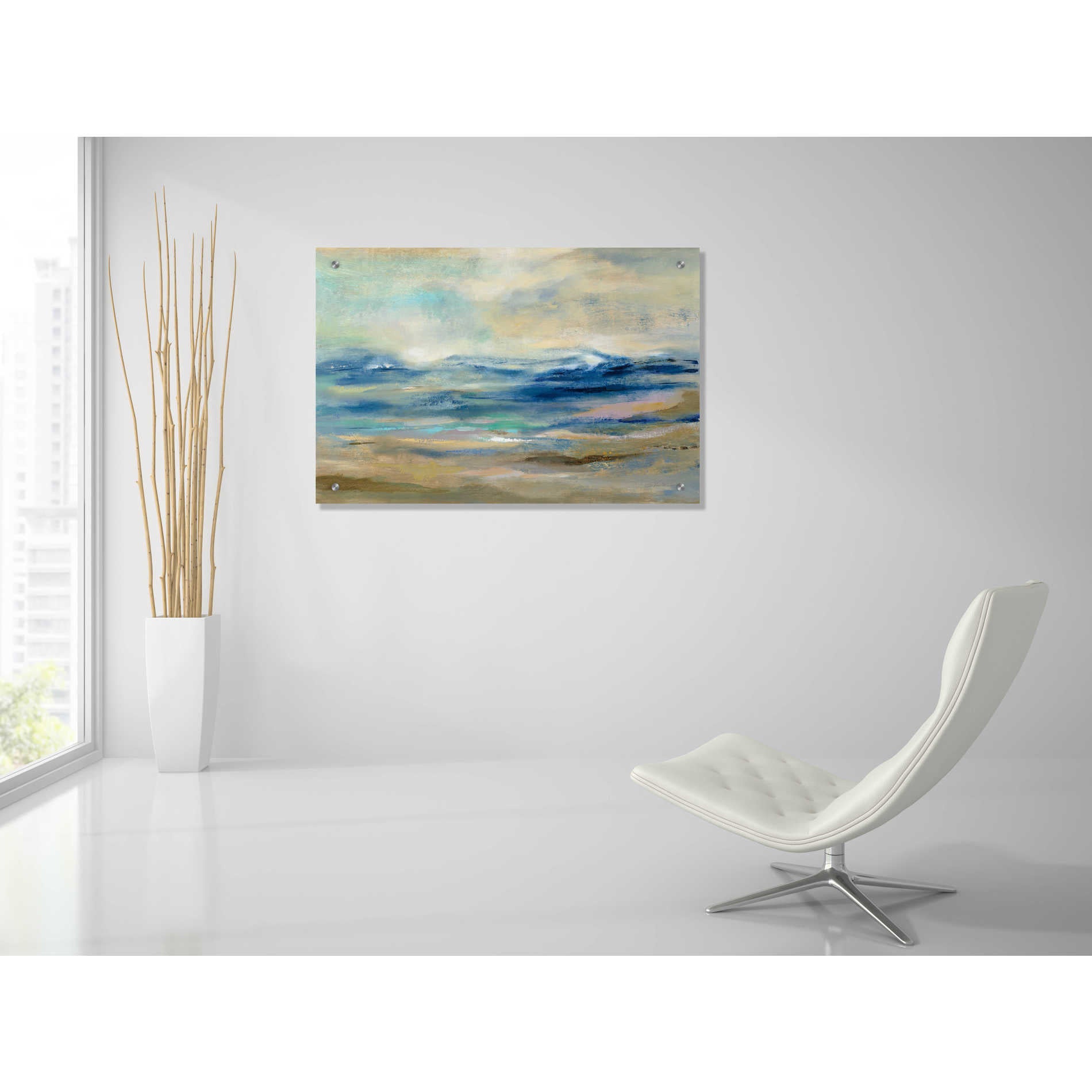 Epic Art 'Whispering Wave' by Silvia Vassileva, Acrylic Glass Wall Art,36x24