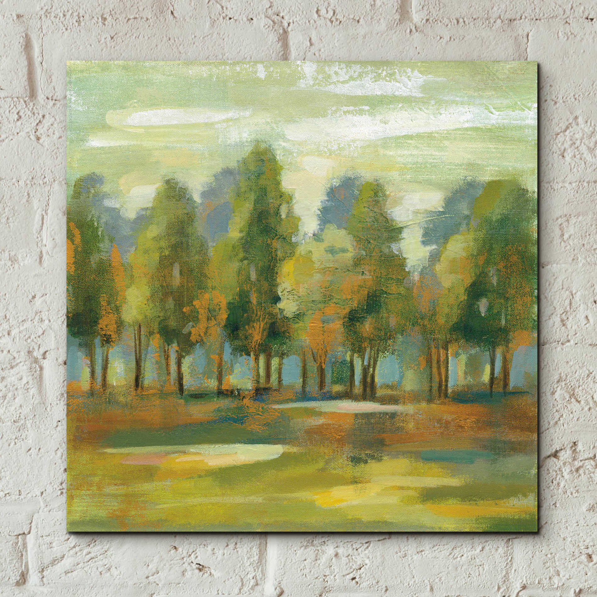 Epic Art 'Forest I' by Silvia Vassileva, Acrylic Glass Wall Art,12x12