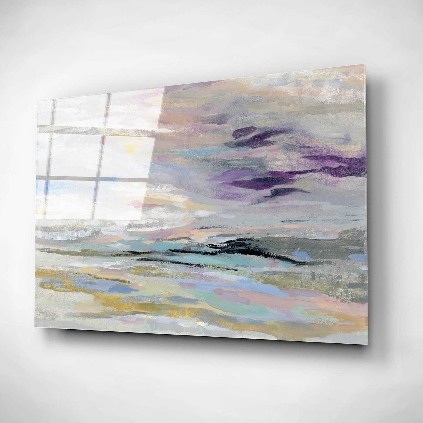 Epic Art 'Sea and Sky' by Silvia Vassileva, Acrylic Glass Wall Art,16x12