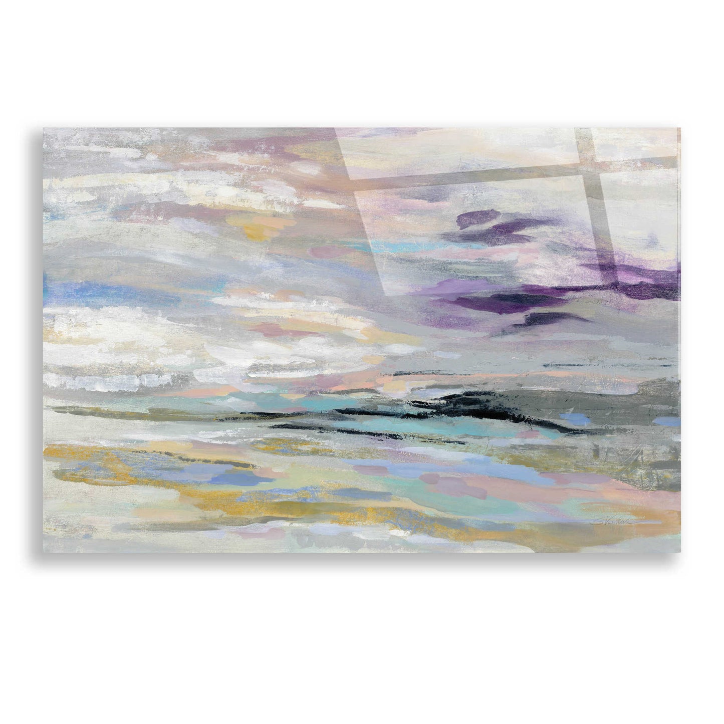 Epic Art 'Sea and Sky' by Silvia Vassileva, Acrylic Glass Wall Art,24x16