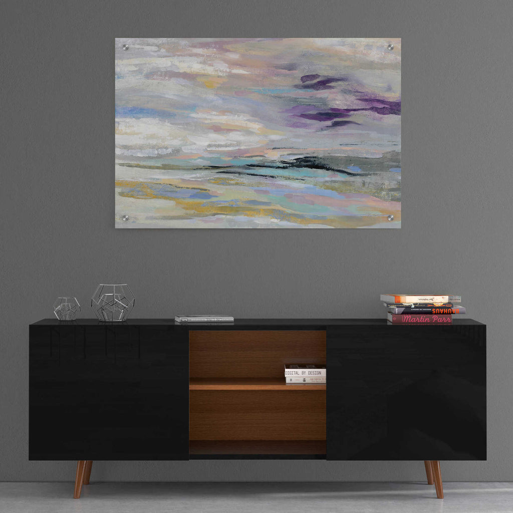 Epic Art 'Sea and Sky' by Silvia Vassileva, Acrylic Glass Wall Art,36x24