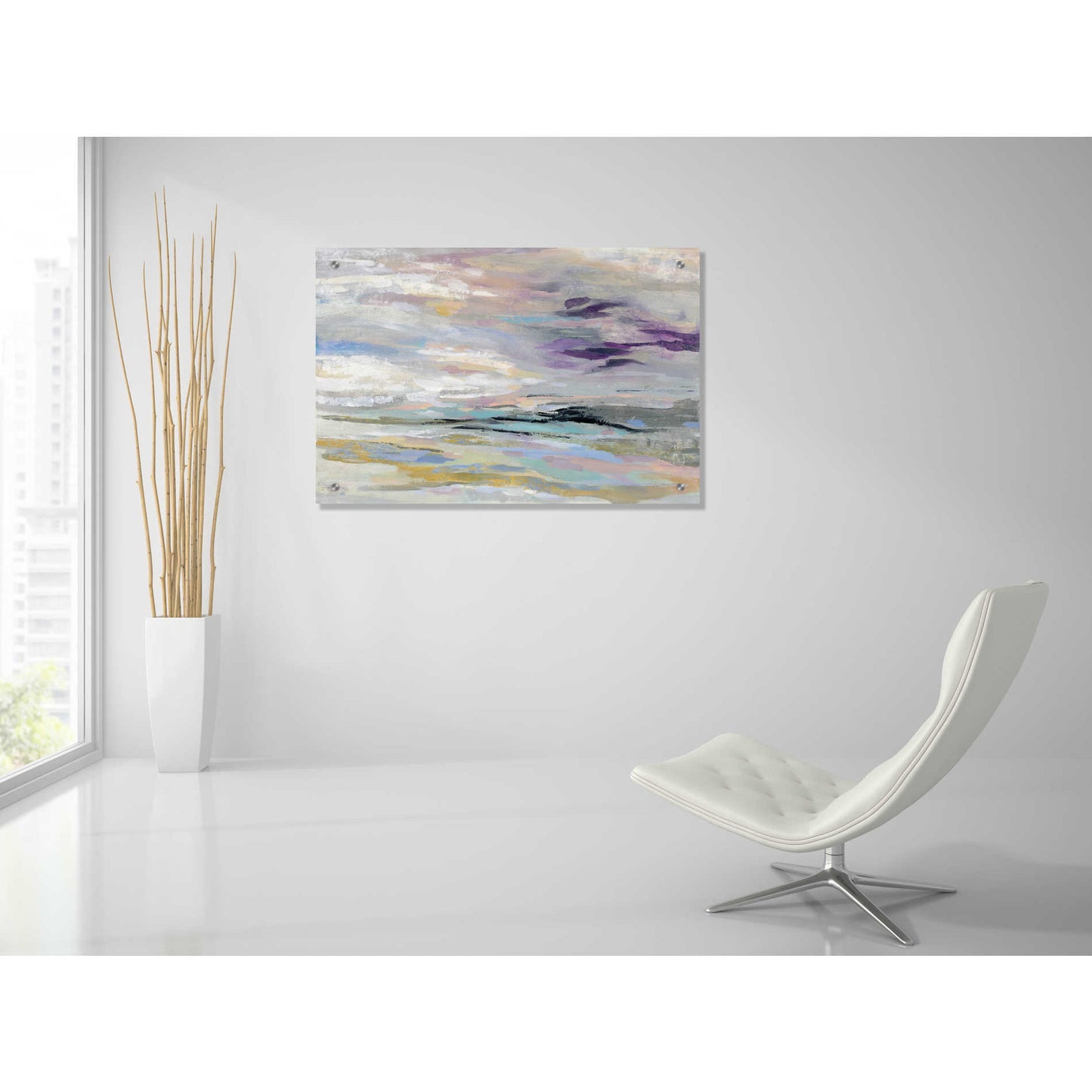 Epic Art 'Sea and Sky' by Silvia Vassileva, Acrylic Glass Wall Art,36x24