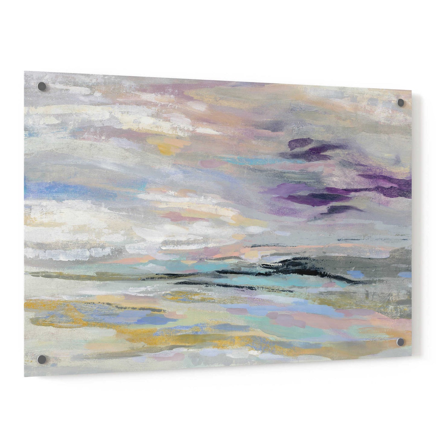 Epic Art 'Sea and Sky' by Silvia Vassileva, Acrylic Glass Wall Art,36x24