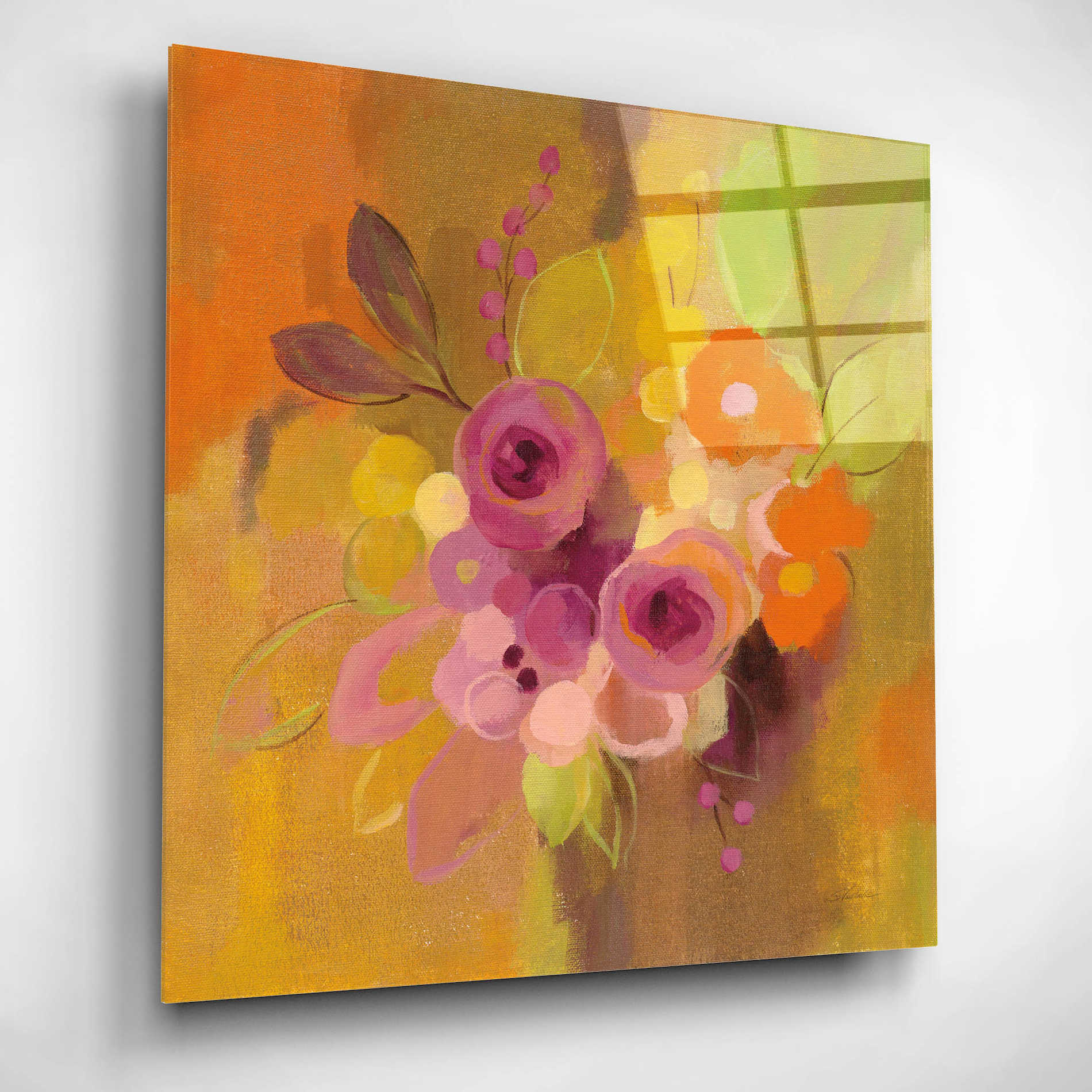 Epic Art 'Small Bouquet I' by Silvia Vassileva, Acrylic Glass Wall Art,12x12