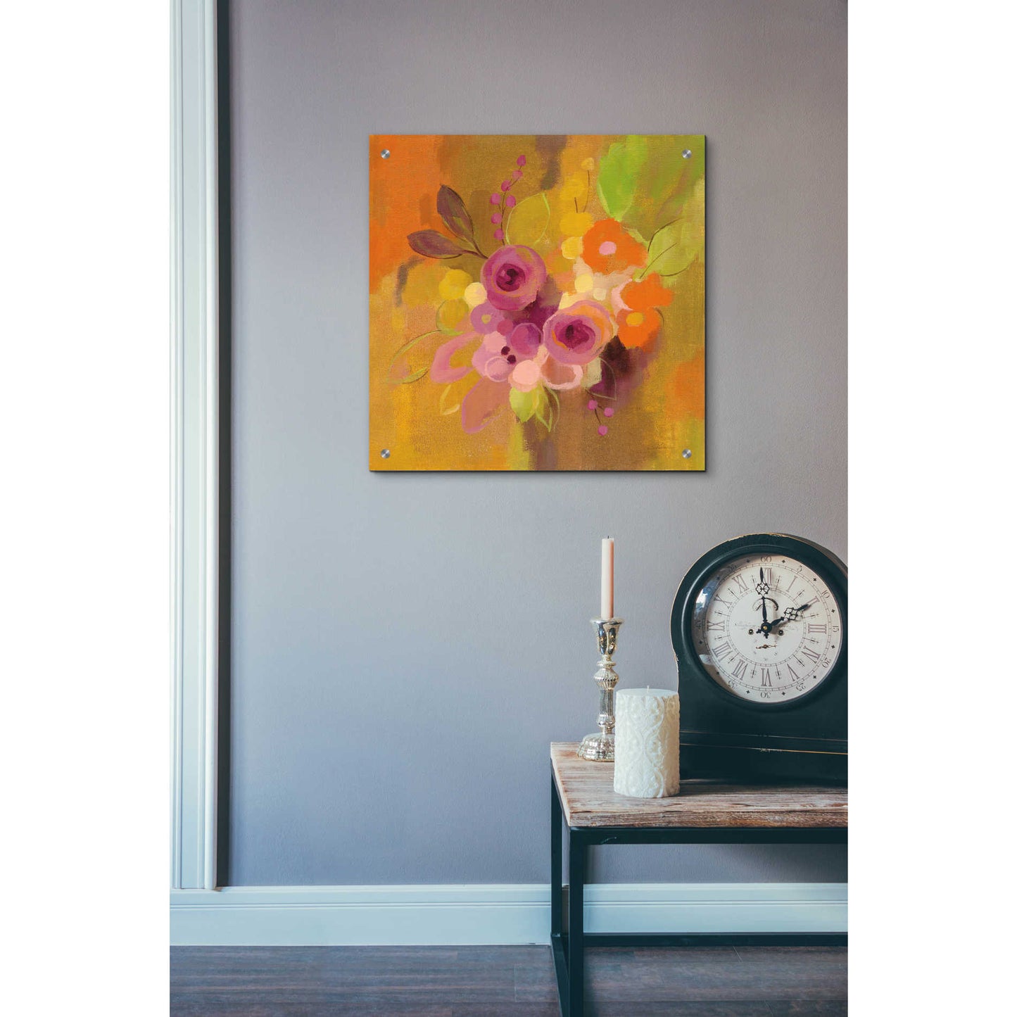 Epic Art 'Small Bouquet I' by Silvia Vassileva, Acrylic Glass Wall Art,24x24