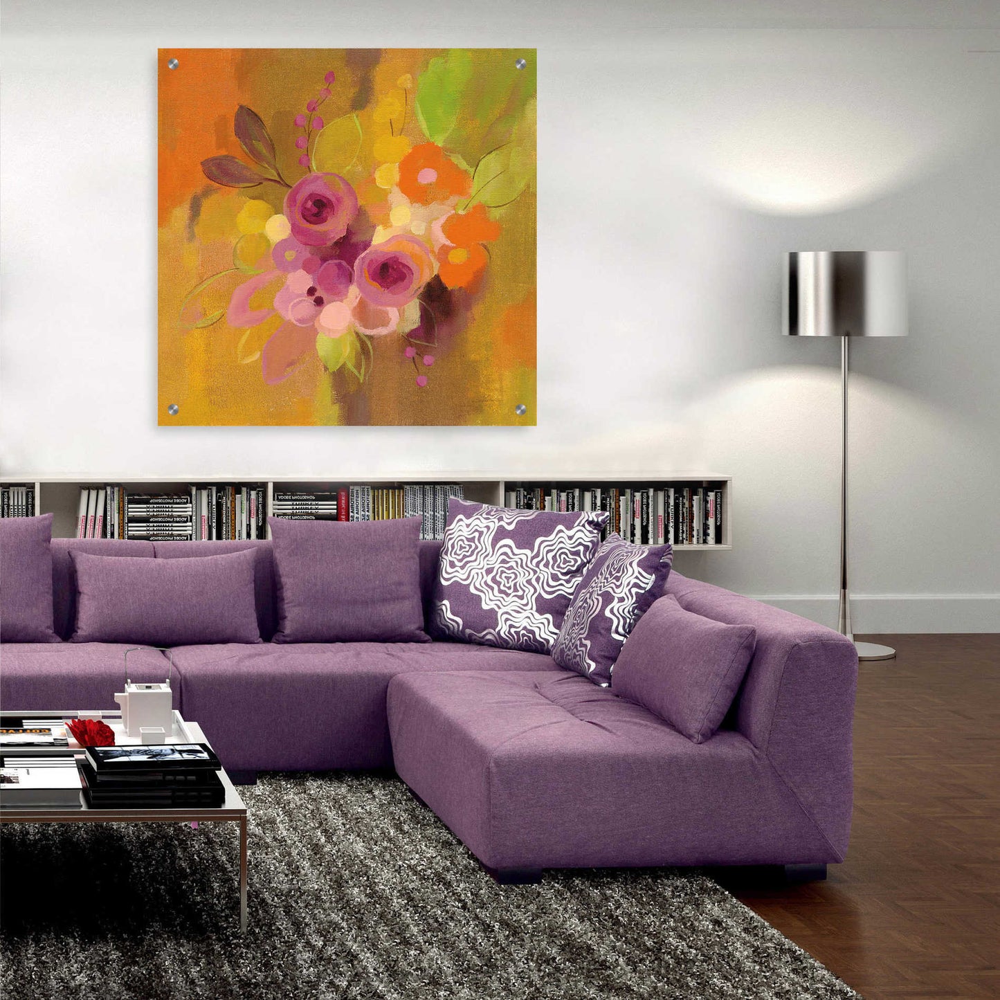 Epic Art 'Small Bouquet I' by Silvia Vassileva, Acrylic Glass Wall Art,36x36