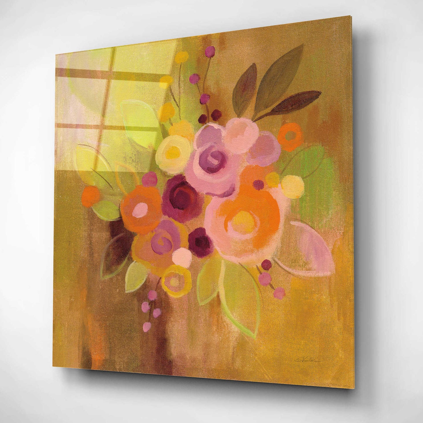 Epic Art 'Small Bouquet II' by Silvia Vassileva, Acrylic Glass Wall Art,12x12