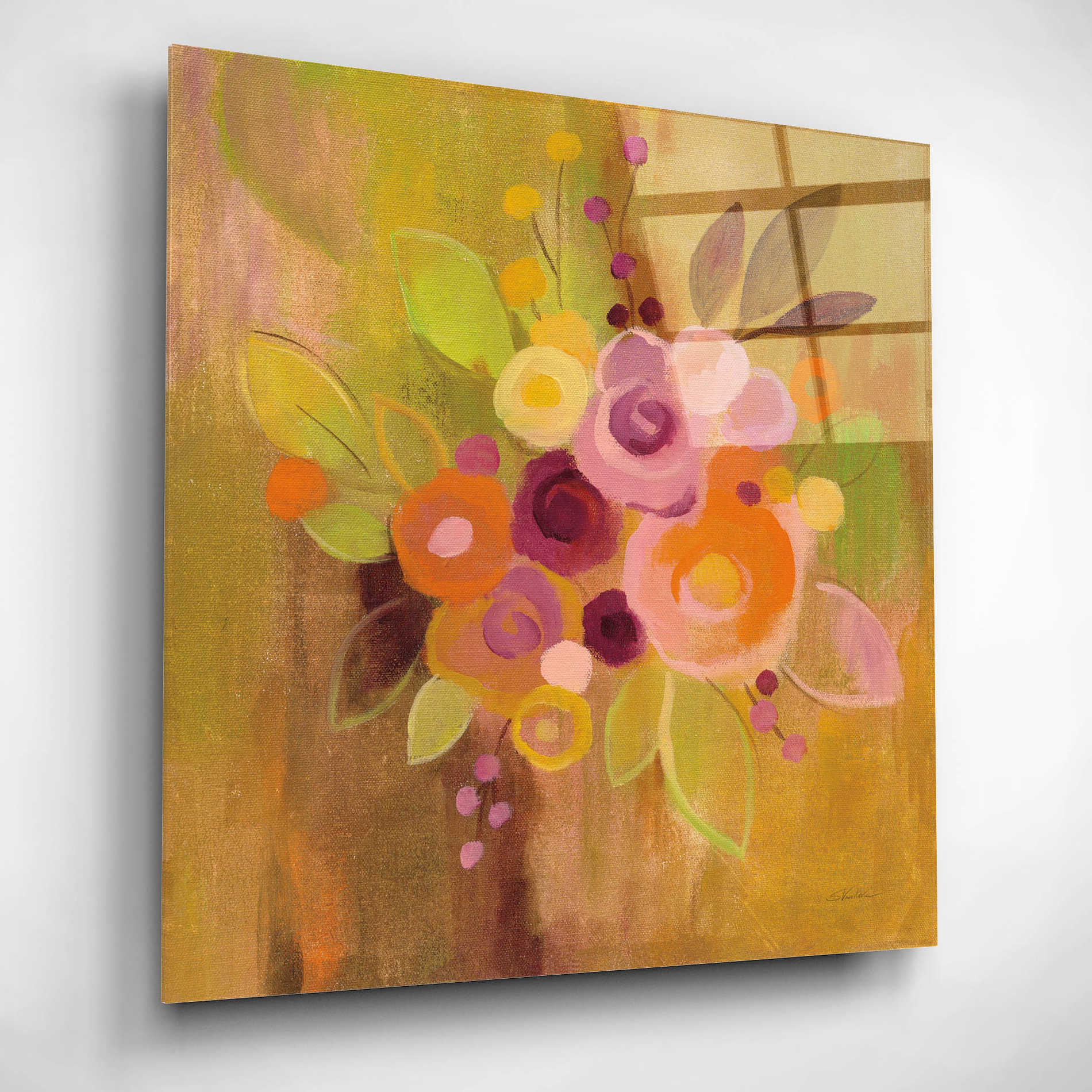 Epic Art 'Small Bouquet II' by Silvia Vassileva, Acrylic Glass Wall Art,12x12