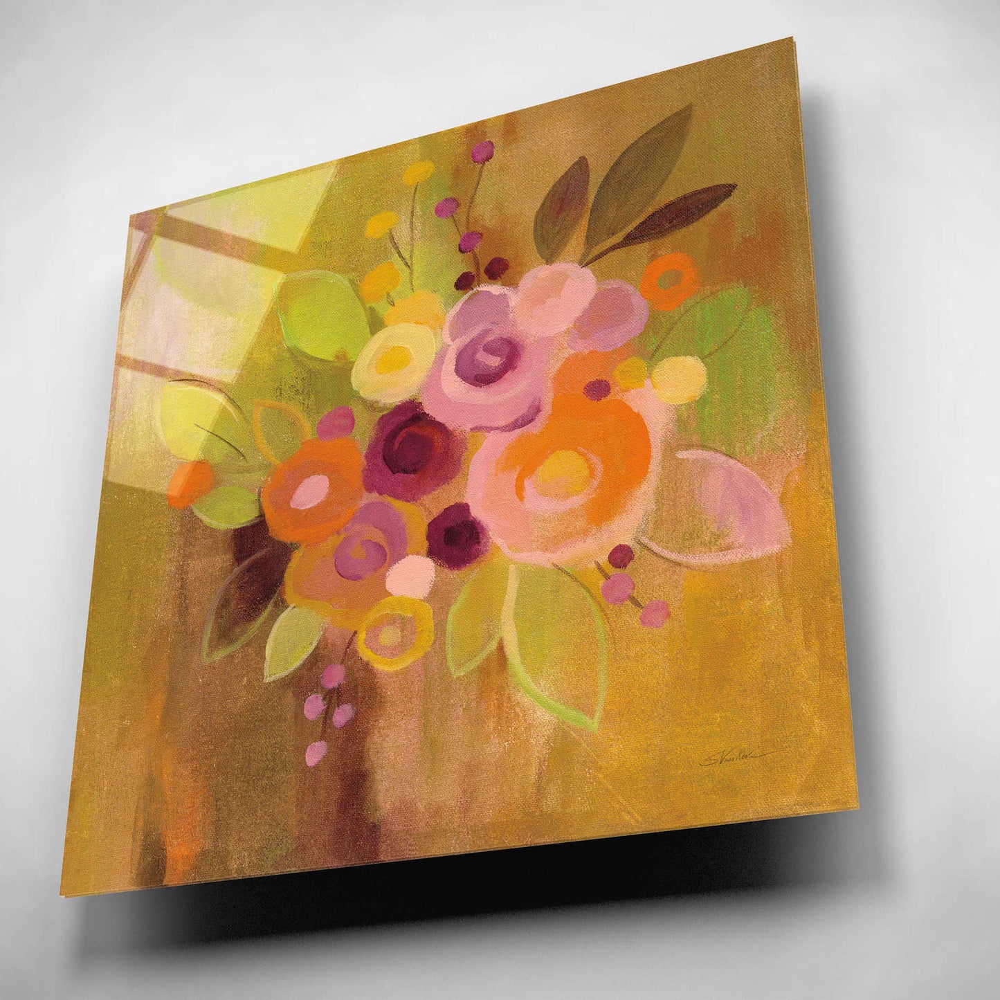 Epic Art 'Small Bouquet II' by Silvia Vassileva, Acrylic Glass Wall Art,12x12