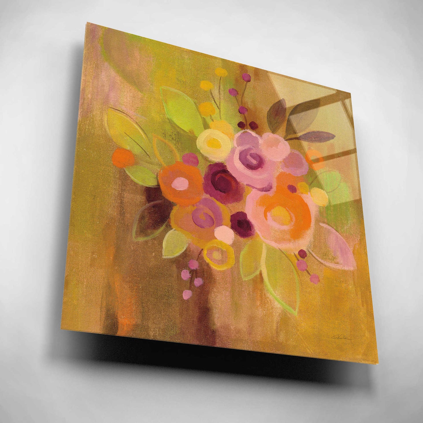 Epic Art 'Small Bouquet II' by Silvia Vassileva, Acrylic Glass Wall Art,12x12