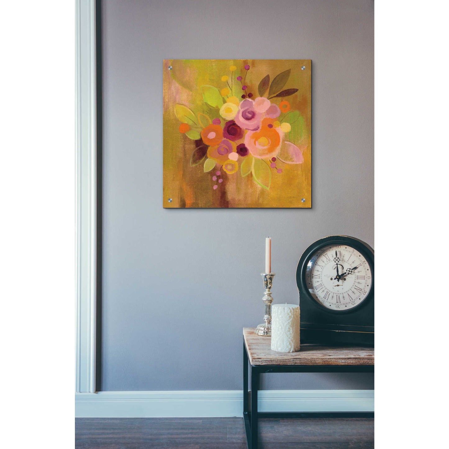 Epic Art 'Small Bouquet II' by Silvia Vassileva, Acrylic Glass Wall Art,24x24