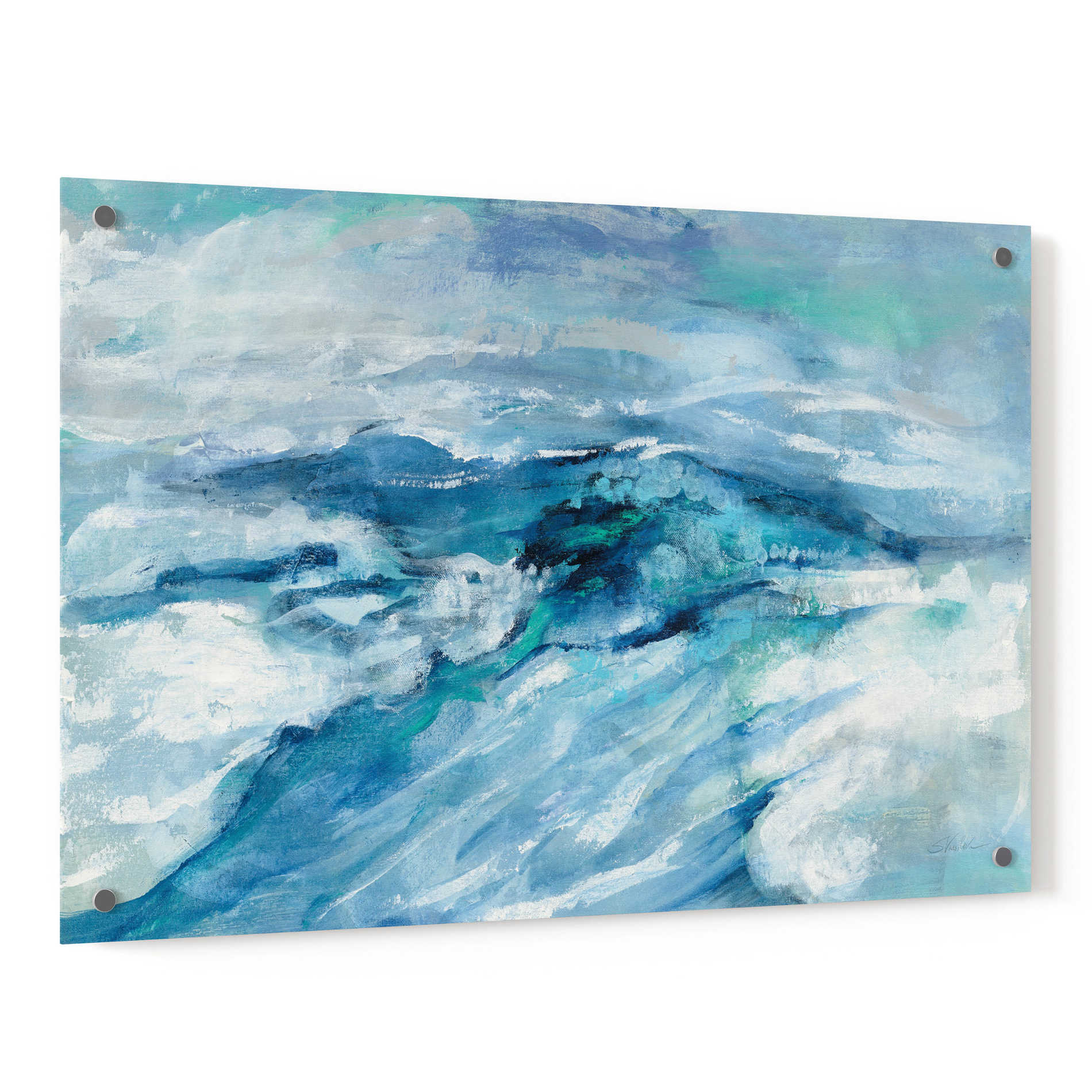 Epic Art 'Archipelago Seascape' by Silvia Vassileva, Acrylic Glass Wall Art,36x24