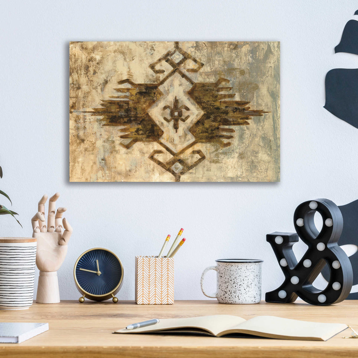 Epic Art 'Southwest Design I' by Silvia Vassileva, Acrylic Glass Wall Art,16x12