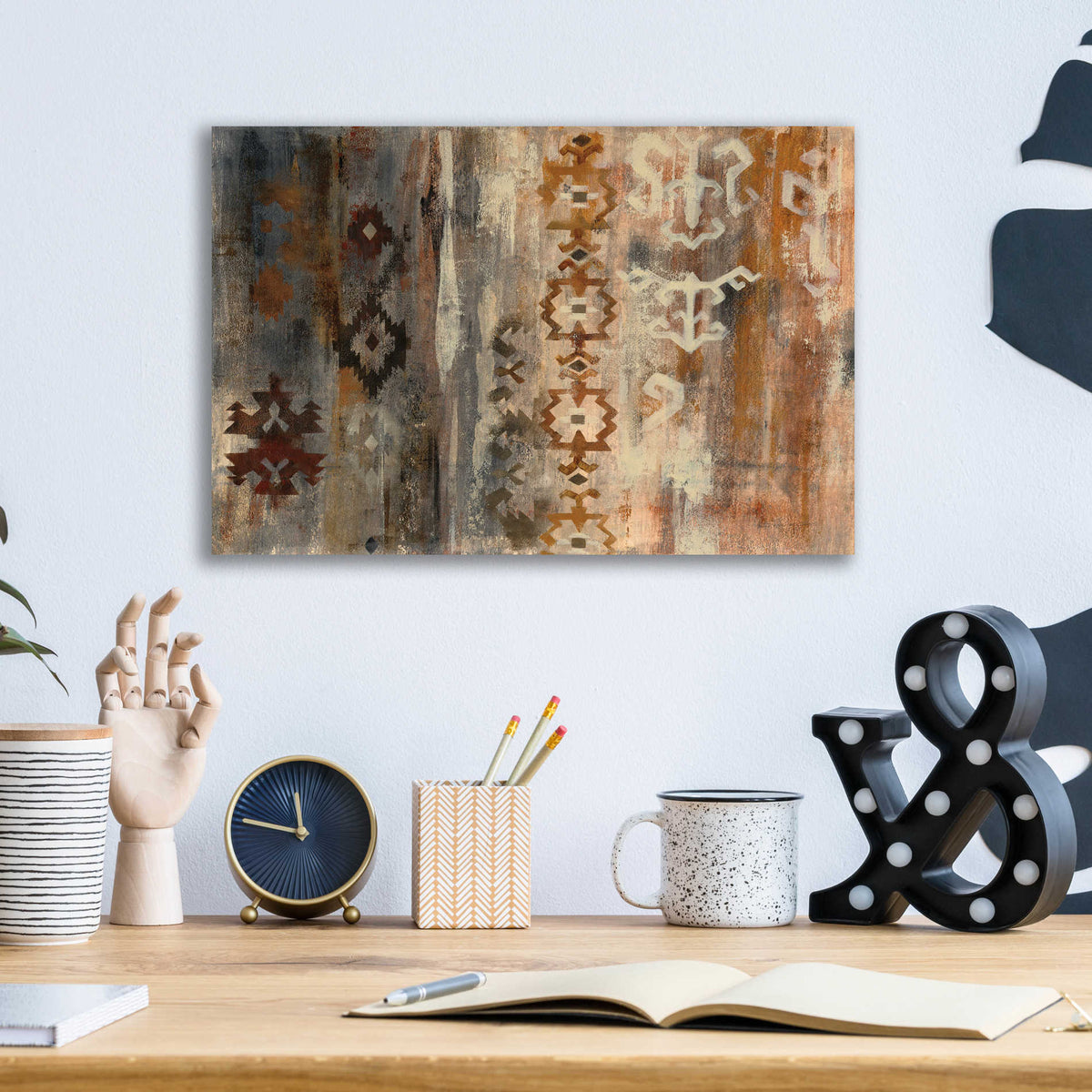 Epic Art 'Southwest Design II' by Silvia Vassileva, Acrylic Glass Wall Art,16x12