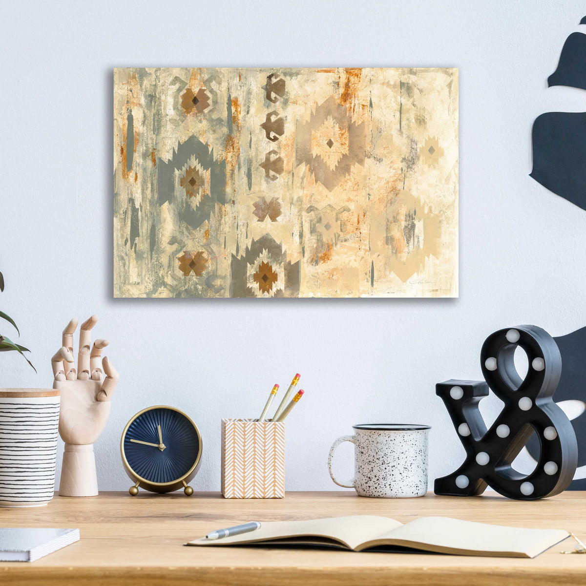 Epic Art 'Southwest Design IV' by Silvia Vassileva, Acrylic Glass Wall Art,16x12