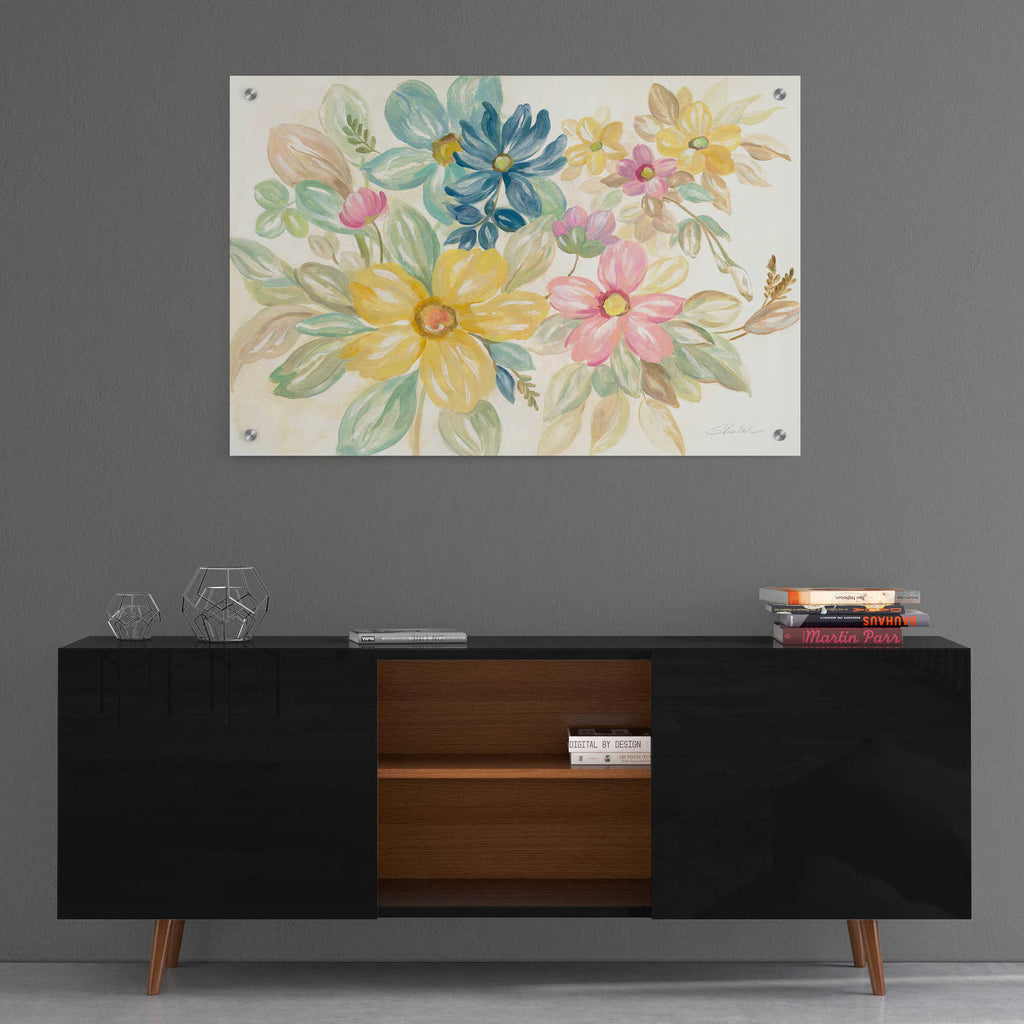 Epic Art 'June Bloom' by Silvia Vassileva, Acrylic Glass Wall Art,36x24