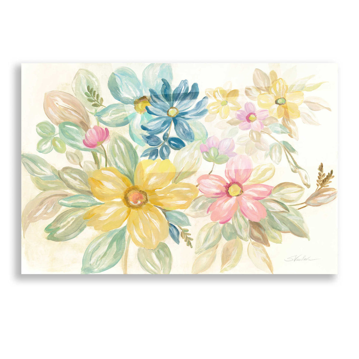 Epic Art 'June Bloom' by Silvia Vassileva, Acrylic Glass Wall Art
