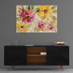 Epic Art 'Floral Radiance' by Silvia Vassileva, Acrylic Glass Wall Art,36x24