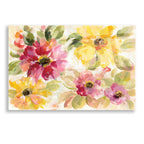 Epic Art 'Floral Radiance' by Silvia Vassileva, Acrylic Glass Wall Art