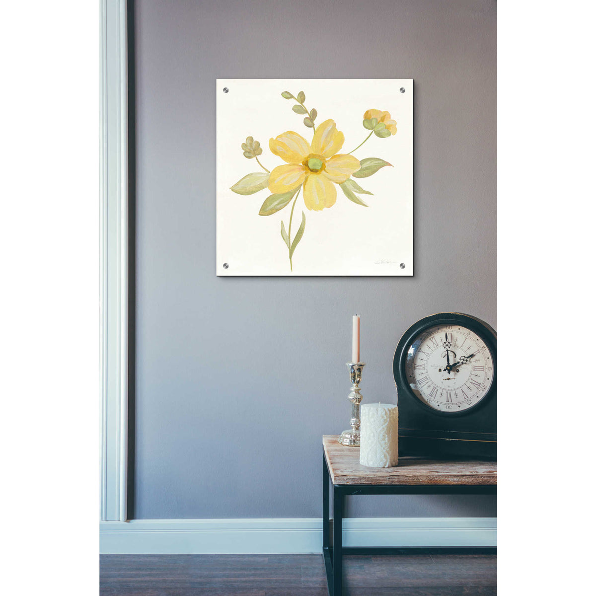 Epic Art 'June Bloom II' by Silvia Vassileva, Acrylic Glass Wall Art,24x24