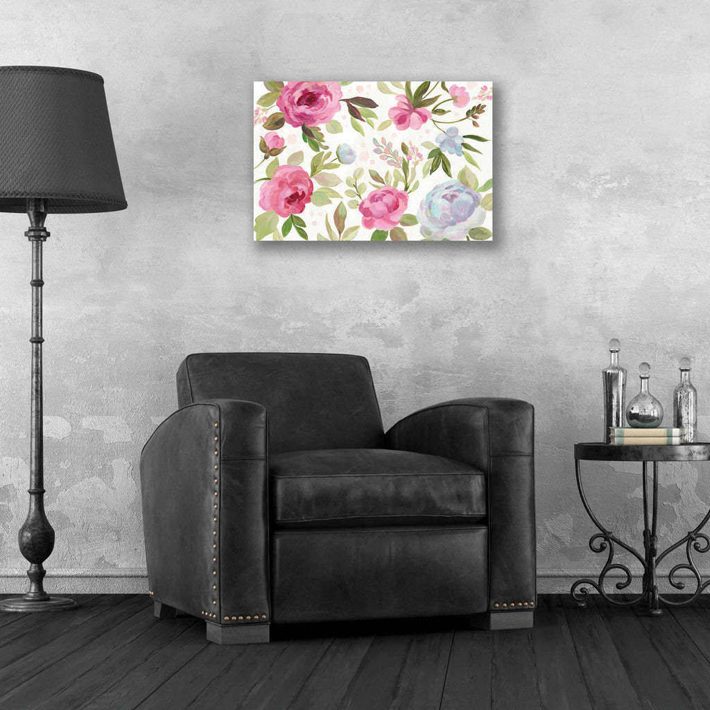 Epic Art 'Petals and Blossoms I' by Silvia Vassileva, Acrylic Glass Wall Art,24x16