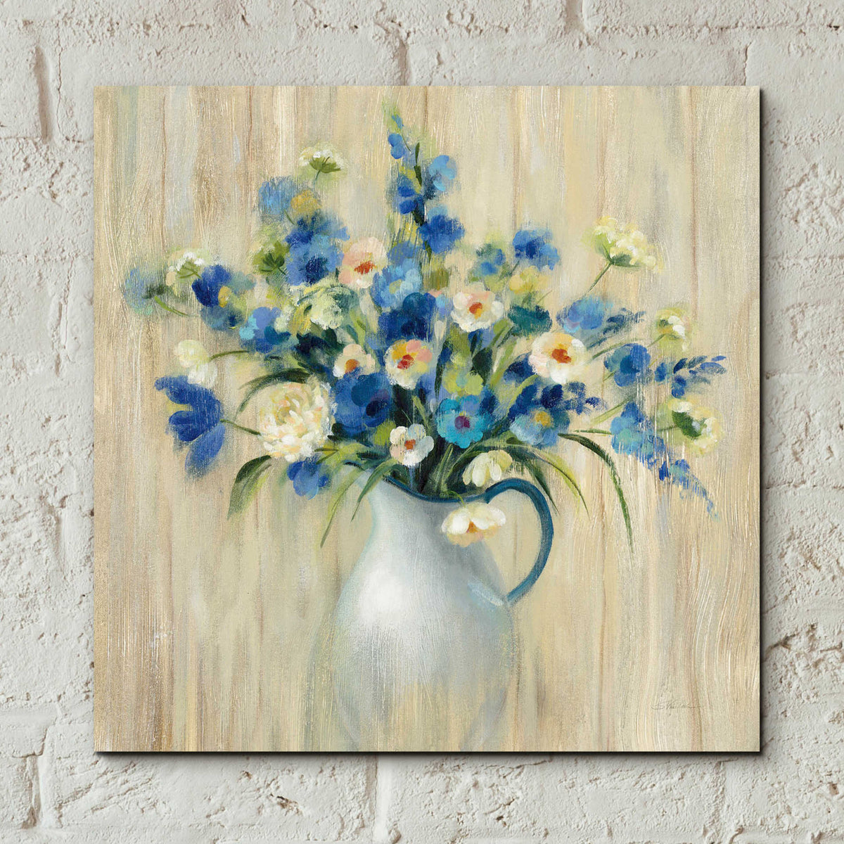 Epic Art 'Coastal Bouquet' by Silvia Vassileva, Acrylic Glass Wall Art,12x12