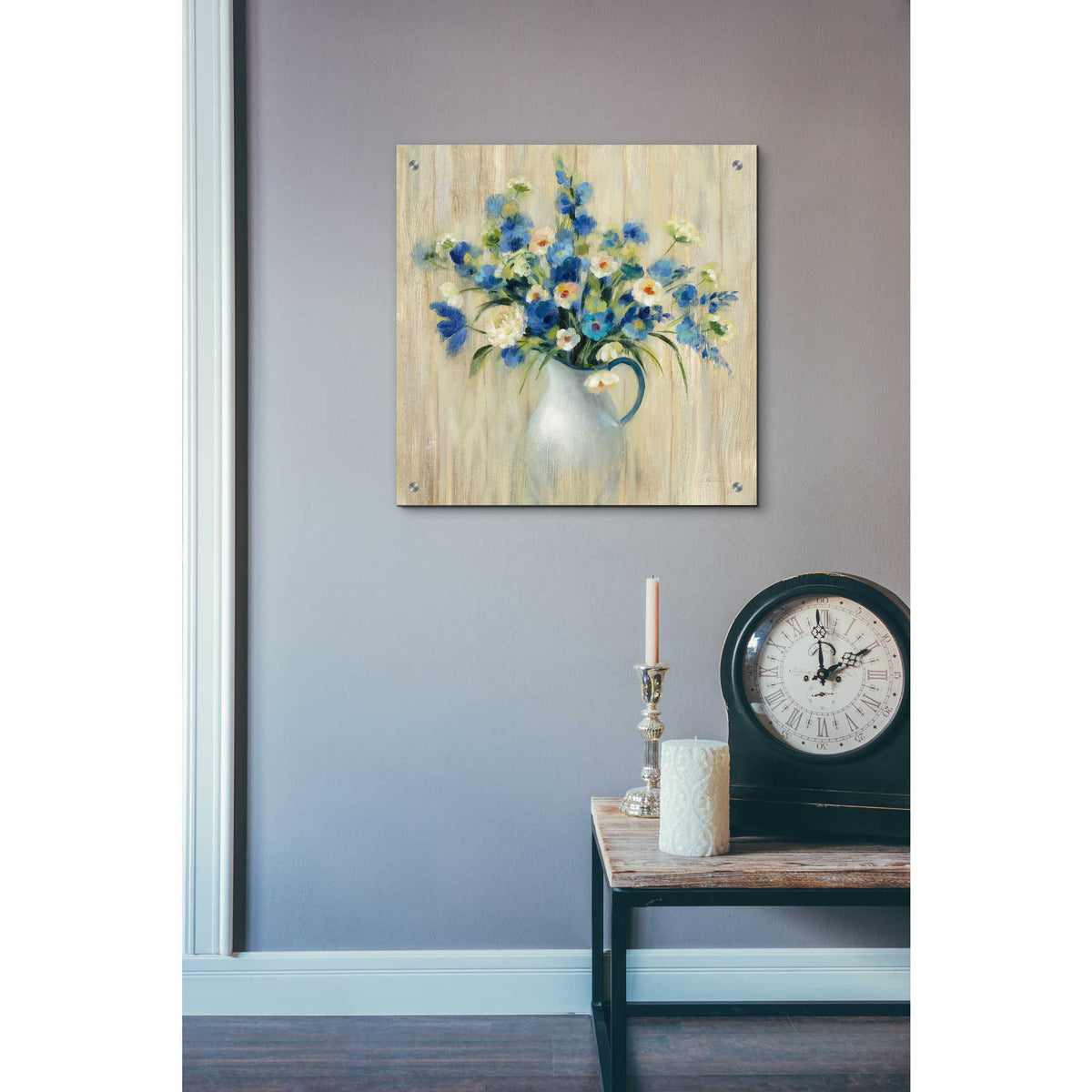 Epic Art 'Coastal Bouquet' by Silvia Vassileva, Acrylic Glass Wall Art,24x24