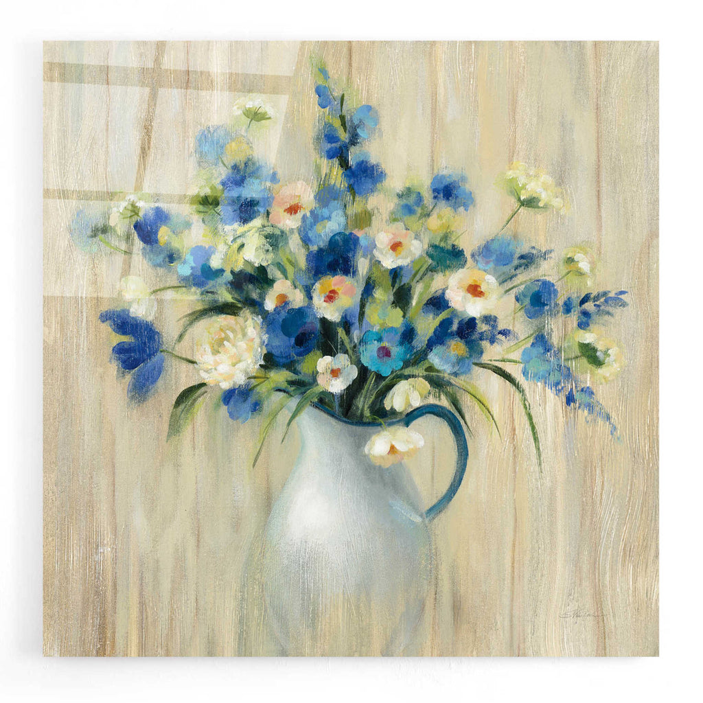 Epic Art 'Coastal Bouquet' by Silvia Vassileva, Acrylic Glass Wall Art