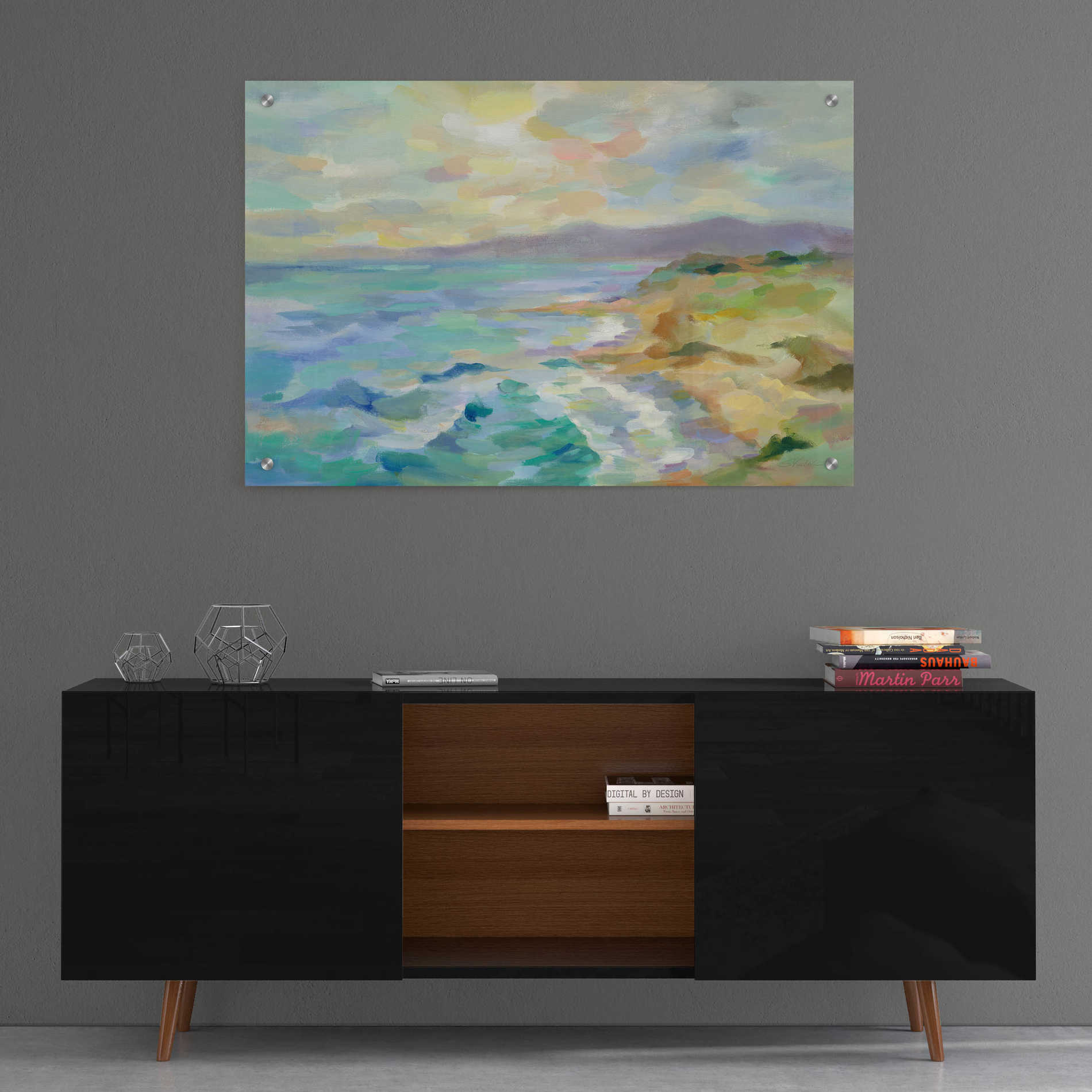 Epic Art 'Dunes by the Sea' by Silvia Vassileva, Acrylic Glass Wall Art,36x24